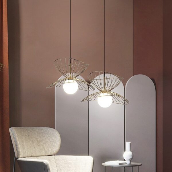 Modern Metal Hat Ceiling Pendant Light for Living Room - Image 7
