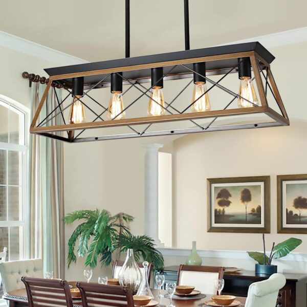 Rustic Vintage Metal Hanging Light Pendant Lights - Image 7