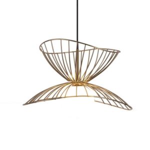 Modern Metal Hat Ceiling Pendant Light for Living Room