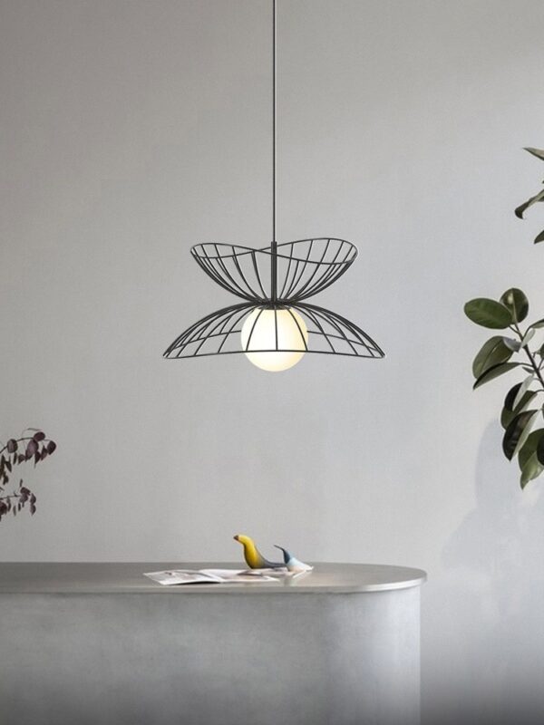 Modern Metal Hat Ceiling Pendant Light for Living Room - Image 5