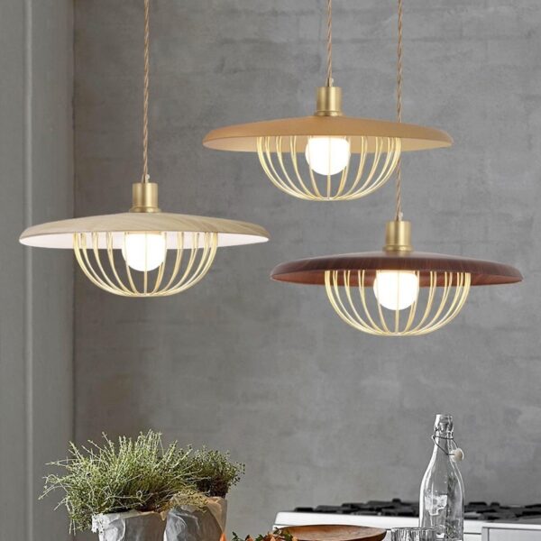 Modern Nordic Metal Cage Pendant Light for Dining Room - Image 3