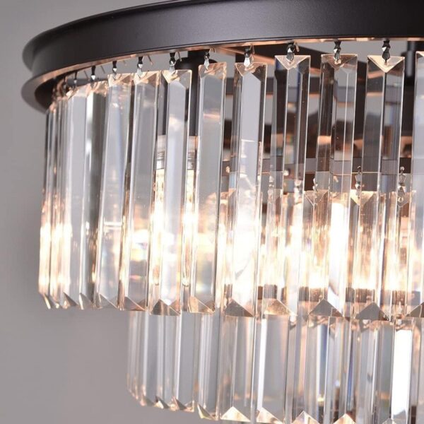 Modern Crystal Chandelier Lighting Electroplated Frame - Image 10