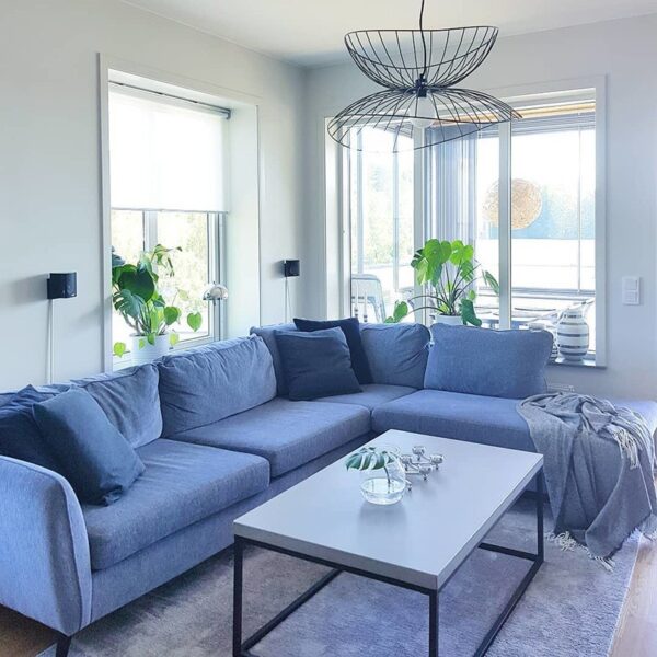 Modern Iron Hat Pendant Light Living Room Hanging Lamp - Image 2