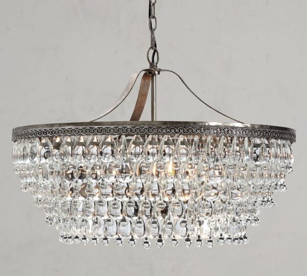 Retro Vintage European Royal Crystal Chandelier Lighting - Image 3