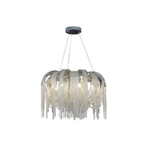 Luxury Metal Chain Chandelier Pendant Light Hotel Decoration