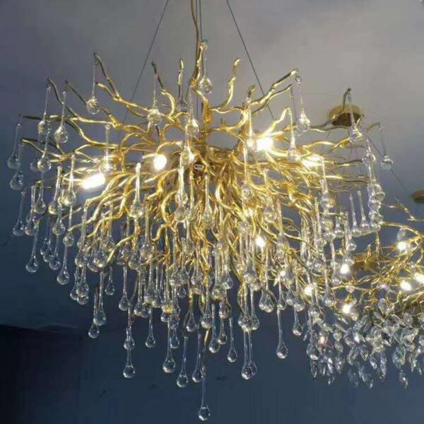 Crystal drop chandelier neoclassical chandelier - Image 3
