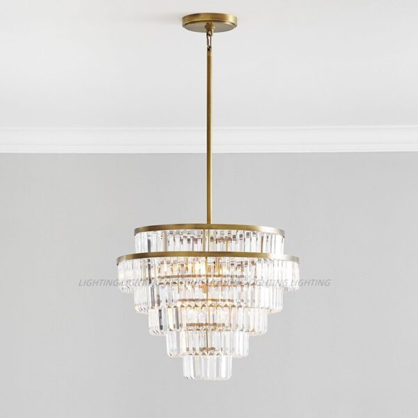 Crystal Round Chandelier - Image 5