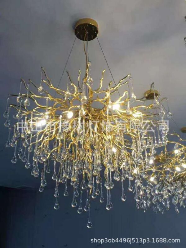 Crystal drop chandelier neoclassical chandelier - Image 17