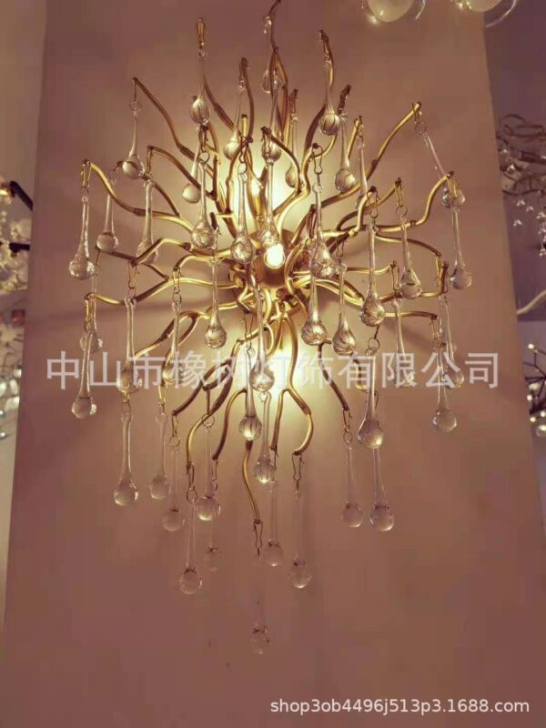 Crystal drop chandelier neoclassical chandelier - Image 16