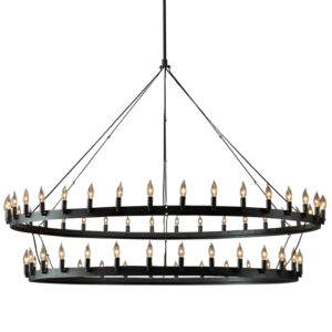 Vintage Metal Ring Chandelier Lighting for Dining Room